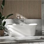 Bernstein - baignoire îlot murale design acrylique pour salle de bain, isolation thermique - blanc - ... Bernstein - baignoire îlot murale design acrylique pour salle de bain, isolation thermique - blanc - ...