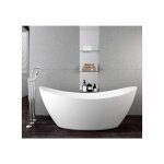 Baignoire îlot ovale moderne en acrylique pour salle de bain, isolation thermique et anti - décoloration ... Baignoire îlot ovale moderne en acrylique pour salle de bain, isolation thermique et anti - décoloration ...