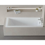Sanycces - baignoire rectangulaire encastrable bali blanc brillant 170x70