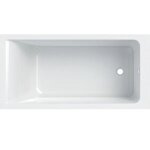 Geberit - baignoire acrylique sanitaire rectangulaire renova plan 160x70cm avec pieds