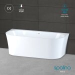Spalina - baignoire ilot ruby 170 blanche 170 x80 x57 cm, by