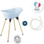 Baignoire vasco blue flower - 3 en 1 - 800 x 500 x 270 cm - bleu - thermobaby