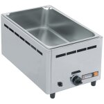 Bain - marie gaz de table, 1 cuve gn h 150 mm - mastro