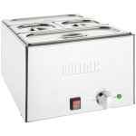 Bain - marie inox avec bacs gn - buffalo