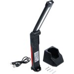 Baladeuse pliable à accu cob - led 6, 5 w avec station de recharge Baladeuse pliable à accu cob - led 6, 5 w avec station de recharge