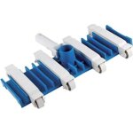 Balai d'aspiration de piscine souple domus avec poigne'e a' roulettes en eva raccord tuyau 28 mm nettoyage ...