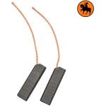 Balais de charbon pour bosch, siemens et constructa lave - linge (021521)