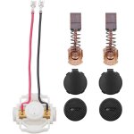 Balai de charbon cb430 + porte balai charbon + casquettes pour charbon meuleuse makita dga452 bga452 ...