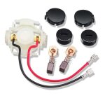 Balai de charbon cb430 + porte balai charbon + casquettes pour charbon meuleuse makita dga452 bga452 ...