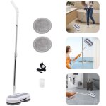 Balai lectrique sans fil, balai  franges pour nettoyer les sols, balai lectrique avec fonction pulvrisatio ...