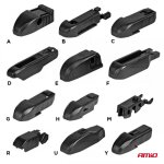 Balai d'essuie - glace multiconnect amio 21'' 530 mm 12 adaptateurs amio - 01196