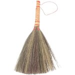 Balai � main paille tress�e courte pour nettoyage int�rieur balayette