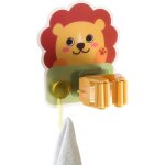 Balai pince � vadrouille autocollante avec crochet, support vadrouille dessin anim� pour la maison, la ...