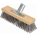 Balai � poils d'acier, 30 cm avec manche en m�tal - � 28 cm - t�te de brosse - corps en bois de h�tre ...