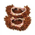 Balai - serpill�res, chaussons, couvre - chaussures amovibles, chaussettes de nettoyage lavables pour ...