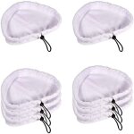 Balai vapeur 8 pi�ces lingette microfibre microfibre pads de nettoyage vapeur pi�ces de rechange de vadrouille ...