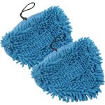 Balai vapeur chiffons pads nettoyage - lot de housses de rechange, avec cordon serrage, lavables reutilisable ...