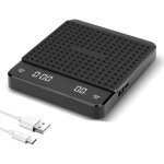 Balance caf avec minuterie, balance de precision avec cran led et coussin thermique, multifonctionnelle ...