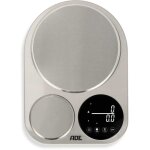 Balance de cuisine duo digitale - ade - isabella - acier inoxydable / plastique - 23x16, 5 cm - inclus ...
