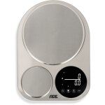 Balance de cuisine duo digitale - ade - isabella - acier inoxydable / plastique - 23x16, 5 cm - inclus ...