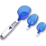 Balance de cuisine num�rique avec 3 cuill�res � mesurer pesant et ingr�dient liquide sec th� au lait ...