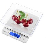 Balance de haute pr�cision lcd 3000g / 0. 1g, num�rique balance de cuisine, balance �lectronique plateaux ...