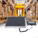 Balance de plate - forme 200kg / 50g balance de colis postal avec grande plate - forme en acier inoxydable, ...