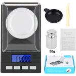 Balance de précision pour bijoux 0. 001g - 100g capacité - affichage led - portable miniature (sans piles ... Balance de précision pour bijoux 0. 001g - 100g capacité - affichage led - portable miniature (sans piles ...