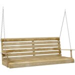 Balancelle bois de pin impr�gn� 155x65x60 cm vidaxl