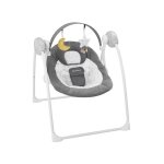 Badabulle - balancelle electrique confort - pliable - ultra compact - arche de jeux amovible, moonlight ...