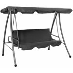Balancelle de jardin avec auvent anthracite 192x118x175cm acier vidaxl Balancelle de jardin avec auvent anthracite 192x118x175cm acier vidaxl
