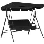 Balancelle de jardin - balan�oire de porche - 3 places - toit ouvrant r�glable - capacit� 240 kg