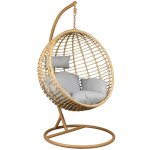 Balancelle ronde en polyrsine et acier