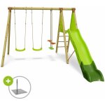 Balançoire en bois 2, 30 m topwood yaki - 6 enfants Balançoire en bois 2, 30 m topwood yaki - 6 enfants