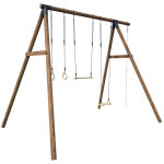 M&s - balan�oire en bois trait� 4 agr�s galdar