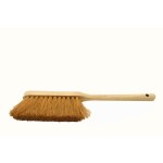 Balayette coco 3 rangs manche long brut bois - 021040 - ce produit de marque est neuf. - topcar