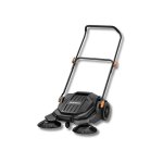 Balayeuse manuelle fuxtec fx - hk65 largeur 650 mm, bac 20 l, idale pour surfaces extrieures jusqu' ...