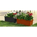 Balconni�re en polym�re monacis moul� terracotta cm 60 (60x22x20h)