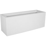Eda - balconnière rectangulaire graphit up 59 x 19, 5 x 22, 8 cm - 25 l - blanc cérusé Eda - balconnière rectangulaire graphit up 59 x 19, 5 x 22, 8 cm - 25 l - blanc cérusé