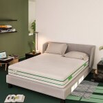 Baldiflex - matelas hybride green spring - 800 ressorts et 3 cm mousse � m�moire de forme - mesure 160x190 ...