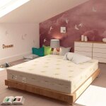 Baldiflex - matelas m�moire de forme dream soft avec revetement en aloe vera, m�moire de forme 7 cm, ...