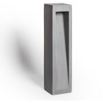 Balise ext�rieure led dimmable 6w ciment lumixa gris pierre 630 mm