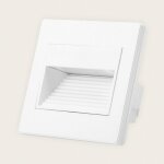Balise murale led encastrable carrée olite 3000k blanc blanc chaud Balise murale led encastrable carrée olite 3000k blanc blanc chaud
