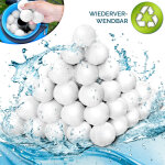 Tillvex balles filtrantes pour piscine 700 g filtre pour systme de filtre  sable remplace 25 kg de ...