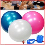 Ballon de gymnastique pour exercices abdominaux, yoga, pilates, fitness, gymnastique, diam�tre 75 cm