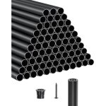 Balustres deescalier, lot de 101, barreaux de securite garde - corps aluminium 19x660 mm, tige ronde ... Balustres deescalier, lot de 101, barreaux de securite garde - corps aluminium 19x660 mm, tige ronde ...