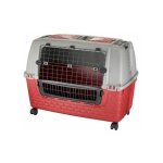 Bama - cage de transport pour animaux - easy tour - 88 x 52 cm - rouge - livraison gratuite
