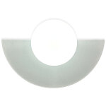 Bamyum applique murale int�rieure et exterieur, luminaire chambre moderne avec boule de verre blanc, ...