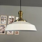 Bamyum lema suspension luminaire r�tro en metal de 37, 5 cm, lustre de salon vintage, �clairage de plafond ...