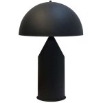 Bamyum - lipeo lampe de table noir moderne, eclairage domestique, tte de lit en mtal, lampe de chevet, ...